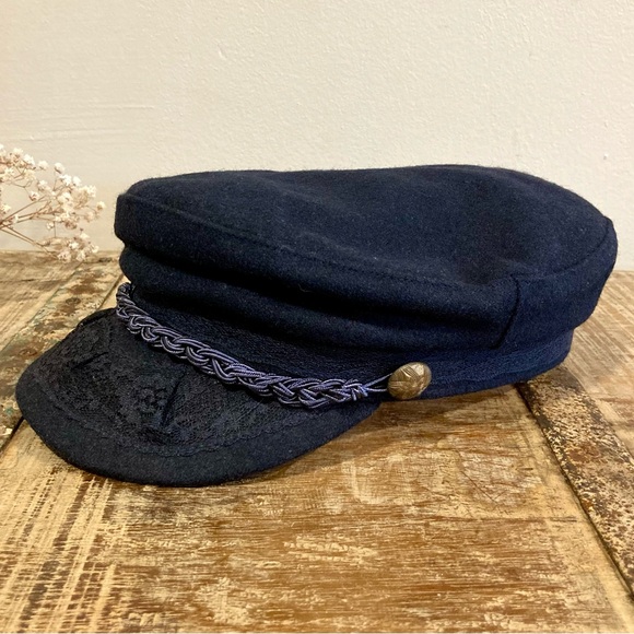 Epoch Accessories - Women’s Wool Hat Epoch Hats Greek Fisherman Hat with Braided Band Size L/XL